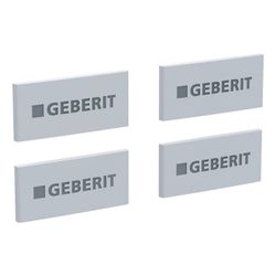 Geberit Set Deckkappen für Scharniere, Geberit ONE Spiegelschrank, ab Baujahr 2021... GEBERIT-244911001 4025410934857 (Abb. 1)