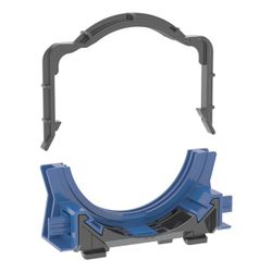 Geberit Rohrschelle für Anschlussbogen für WC, 49/77mm, 90mm, Kunststoff, 242012002... GEBERIT-242012002 4064746032004 (Abb. 1)