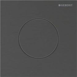 Geberit Betätigungsplatte Typ 40 für Urinalsteuerung, rund, pneumatisch, 125x125x2mm... GEBERIT-246118QD1 4064746043710 (Abb. 1)