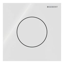 Geberit Betätigungsplatte für Urinalsteuerung Typ 40, rund, pneumatisch, 12,5x12,5x0... GEBERIT-246118SI1 4064746043628 (Abb. 1)