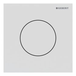 Geberit Betätigungsplatte für Urinalsteuerung Typ 40, rund, pneumatisch, 125x125x2mm... GEBERIT-246118JT1 4064746043741 (Abb. 1)