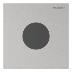 Geberit Betätigungsplatte für Urinalsteuerungen Typ 40, rund, gebürstet, 12,5x12,5x0... GEBERIT-246120FW1 4064746043871 (Abb. 1)