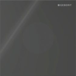 Geberit Drückerplatte für Typ 40 Urinalsteuerung, rund, 12,5x12,5x0,4cm, Schwarz, 24... GEBERIT-246120SJ1 4064746043840 (Abb. 1)