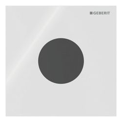 Geberit Betätigungsplatte für Urinalsteuerungen Typ 40, rund, 12,5x12,5x0,4cm, Weiß,... GEBERIT-246120SI1 4064746043642 (Abb. 1)