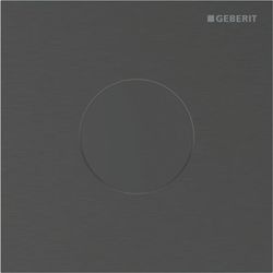 Geberit Betätigungsplatte für Urinalsteuerungen Typ 40, rund, schwarzchrom gebürstet... GEBERIT-246120QD1 4064746043895 (Abb. 1)