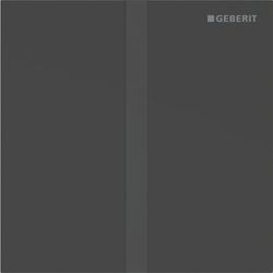 Geberit Betätigungsplatte für Urinalsteuerungen Typ 40, eckig, 12,5x12,5x0,2cm, Schw... GEBERIT-246121141 4064746044007 (Abb. 1)