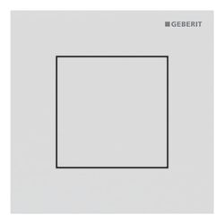 Geberit Typ 40 Betätigungsplatte für Urinalsteuerung, pneumatisch, eckig, easy-to-cl... GEBERIT-246119JT1 4064746043833 (Abb. 1)