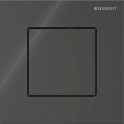 Geberit Betätigungsplatte für Typ 40 Urinalsteuerung, eckig, 12,5x12,5x0,4cm, Schwar... GEBERIT-246119SJ1 4064746043758 (Abb. 1)