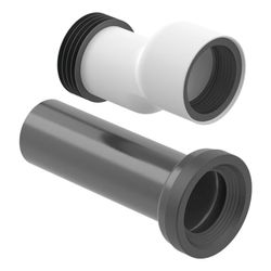 Geberit Anschlussset für Stand-WC TurboFlush, Abgang horizontal, 90mm, Kunststoff, 1... GEBERIT-152062001 4064746039270 (Abb. 1)