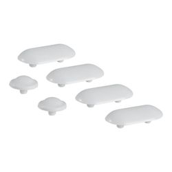 Geberit Prima CDI Set Puffer für WC-Sitz, 6 Stück... GEBERIT-598111000 4022009291889 (Abb. 1)