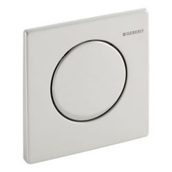 Geberit Mambo Drückerplatte für Urinalsteuerung mit pneumatischer Spülauslösung gebü... GEBERIT-241913FW1 4025416940937 (Abb. 1)