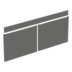 Geberit Renova Plan Set Fronten für Unterschrank für Doppelwaschtisch, ab Baujahr 20... GEBERIT-245051JK1 4025410576453 (Abb. 1)