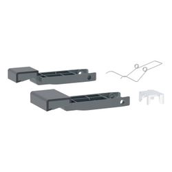 Geberit Betätigungstasten für Monolith Sanitärmodul, Schwarzchrom/Aluminium... GEBERIT-246174001 4064746061905 (Abb. 1)