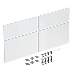 Geberit iCon Set Schubladenfronten für Unterschrank für Doppelwaschtisch, 4 Schublad... GEBERIT-245276001 4025410582324 (Abb. 1)