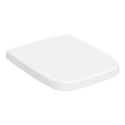 Geberit Renova Plan WC-Sitz eckiges Design, Befestigung von unten ohne Absenkautomat... GEBERIT-572110000 4022009305661 (Abb. 1)