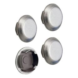 Geberit Set Deckkappen Silberfarben, 4 Stück... GEBERIT-598936000 4022009322583 (Abb. 1)