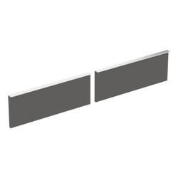 Geberit Set Schubladenfronten für iCon Unterschrank für Doppelwaschtisch, lava, Brei... GEBERIT-598733000 4022009337921 (Abb. 1)