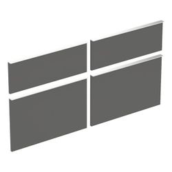 Geberit Set Schubladenfronten für iCon Unterschrank für Waschtisch, lava, Breite Was... GEBERIT-598763000 4022009338225 (Abb. 1)