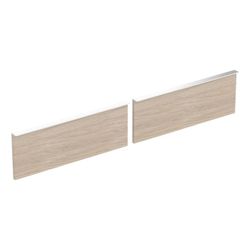 Geberit Set Schubladenfronten für iCon Unterschrank für 2 Waschtische Eiche natur, B... GEBERIT-598746000 4022009338058 (Abb. 1)