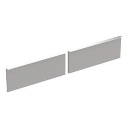 Geberit Set Schubladenfronten für iCon Unterschrank für 2 Waschtische, Platin, Breit... GEBERIT-598836000 4022009319118 (Abb. 1)