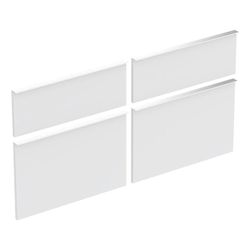 Geberit Set Schubladenfronten für iCon Unterschrank für Doppelwaschtisch, Weiß, lack... GEBERIT-598759000 4022009338188 (Abb. 1)