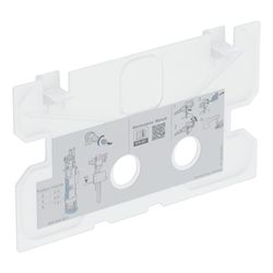 Geberit Schutzplatte für Delta Unterputzspülkasten... GEBERIT-241343001 4025416799993 (Abb. 1)