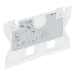Geberit Schutzplatte für Sigma Unterputzspülkasten 12cm... GEBERIT-241824001 4025416746270 (Abb. 1)