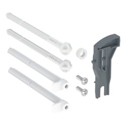 Geberit Drückerstangenset zu Drückerplatte Delta 20 Unterputzspülkasten... GEBERIT-241465001 4025416800040 (Abb. 1)