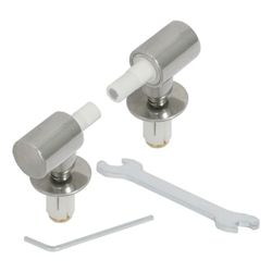 Geberit Set Scharniere für Flow Urinaldeckel, Absenkautomatik, 2 Stück... GEBERIT-598059000 4022009288520 (Abb. 1)
