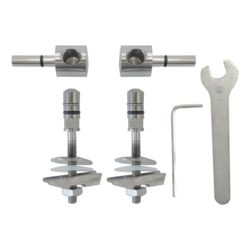 Geberit Set Scharniere für Renova Nr. 1 Comprimo WC-Sitz, 2 Stück... GEBERIT-598126000 4022009216509 (Abb. 1)