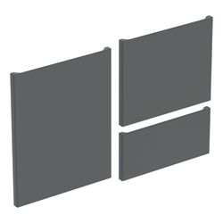 Geberit Set Schubladenfront, 2 Türen für Renova Plan Seitenschrank, Lava... GEBERIT-595289000 4022009346169 (Abb. 1)