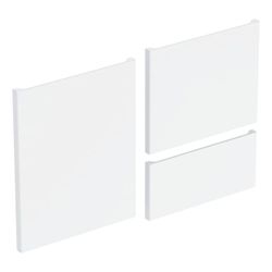 Geberit Set Schubladenfront, 2 Türen für Renova Plan Seitenschrank, Weiß... GEBERIT-595288000 4022009346152 (Abb. 1)