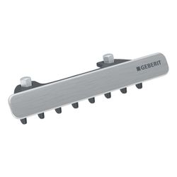 Geberit Ablaufblende mit Kammeinsatz, für Waschtisch verkürzte Ausladung Chrom gebür... GEBERIT-244293GH1 4025410715302 (Abb. 1)