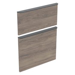Geberit Schubladenfronten mit Griffe Nussbaum, zu SmyleS Waschtischunterschrank... GEBERIT-244378001 4025410734846 (Abb. 1)