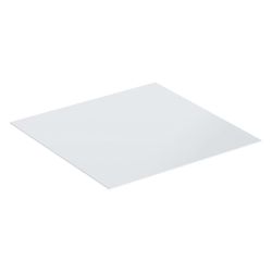 Geberit Abdeckplatte für Seitenschrank, Breite 45cm, Weiß, Edelstahl, 243852011... GEBERIT-243852011 4025416855323 (Abb. 1)