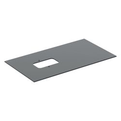 Geberit Glaseinlegeboden für Citterio Unterschrank für Aufsatzwaschtisch, Schwarz, 9... GEBERIT-595550000 4022009325874 (Abb. 1)