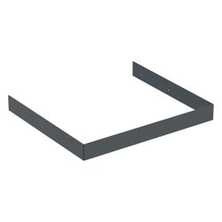 Geberit IDstanzleiste für Unterschrank für Handwaschbecken Waschtisch 45cm, Schwarz,... GEBERIT-243794161 4025416853336 (Abb. 1)