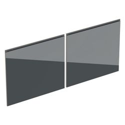 Geberit Set Schubladenfronten für Unterschrank für Doppelwaschtisch Lava, Breite Was... GEBERIT-243894JK1 4025416829416 (Abb. 1)