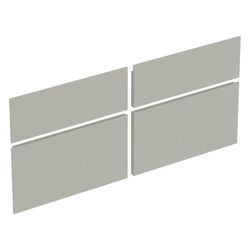 Geberit Schubladenfronten für Xeno2 Unterschrank, Greige, 120cm, 595440000... GEBERIT-595440000 4022009339451 (Abb. 1)