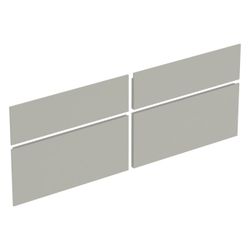 Geberit Schubladenfronten für Xeno2 Unterschrank, 140cm, Greige, 595452000... GEBERIT-595452000 4022009339543 (Abb. 1)