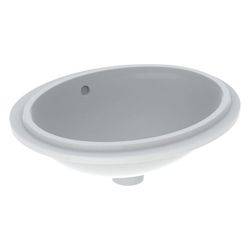 Geberit VariForm Unterbauwaschtisch, oval Außendurchmesser 49,5x42cm, ohne Hahnloch,... GEBERIT-500749002 4025416302681 (Abb. 1)