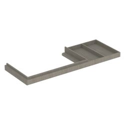 Geberit Waschtischrahmen für Citterio, mit Ablagefläche rechts, 133cm, Eiche Graubra... GEBERIT-595540000 4022009325829 (Abb. 1)