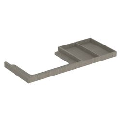 Geberit Waschtischrahmen für Citterio, mit Ablage rechts, 118cm, Eiche graubraun, 59... GEBERIT-595556000 4022009325904 (Abb. 1)