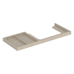 Geberit Waschtischrahmen für Citterio, mit Ablage links, 118cm, Eiche beige, 5955570... GEBERIT-595557000 4022009327144 (Abb. 1)