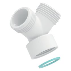 Geberit Abzweig für 45 Grad G1 mit Dichtung, PP, Alpinweiß, 242239111... GEBERIT-242239111 4025416718710 (Abb. 1)