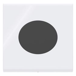 Geberit Betätigungsplatte für Samba, Zinkdruckguss, Alpinweiß, 241921111... GEBERIT-241921111 4025416941095 (Abb. 1)