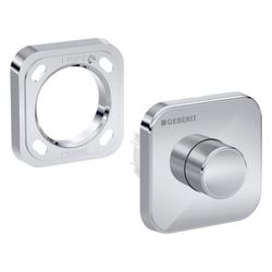 Geberit Handdrücker pneumatisch für Unterputz, Kunststoff, Hochglanz verchromt, 8885... GEBERIT-888544211 4025416086314 (Abb. 1)