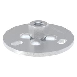 Geberit Grundplatte rund, Dreiloch, M10, Stahl, verzinkt, 362837261... GEBERIT-362837261 4025416023944 (Abb. 1)
