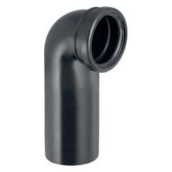 Geberit PE Anschlussbogen 90 Grad für Wand-WC, mit Erweiterung Außendurchmesser 90mm... GEBERIT-366925161 4025416030300 (Abb. 1)