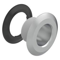 Geberit Flansch mit Schleifring für Badewannenablauf PushControl, 38mm, Mattverchrom... GEBERIT-241713461 4025416934141 (Abb. 1)